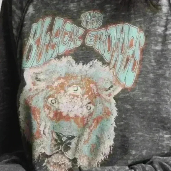 The Black Crowes Lions Ls Burnout Sweatshirt size small - Picture 3 of 4